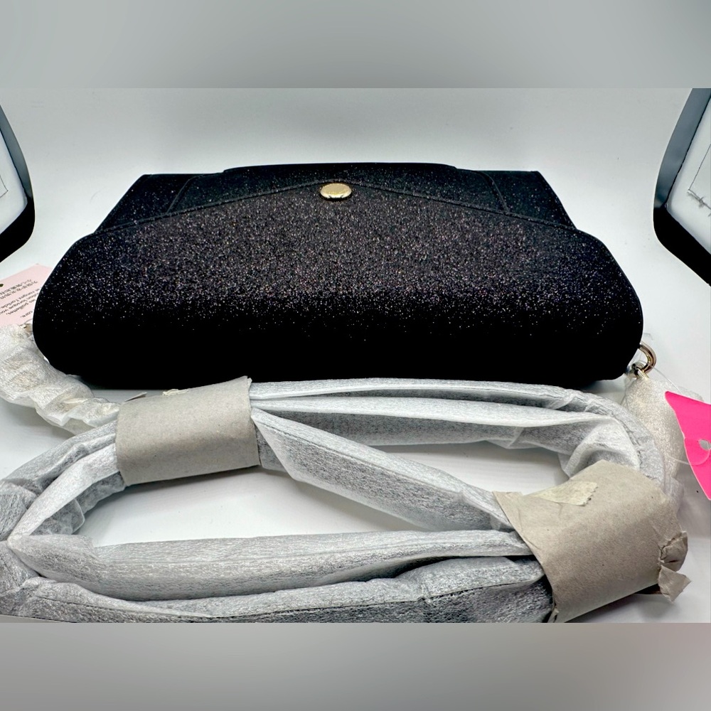 Kate Spade Glimmer Envelope Clutch with Crossbody strap - Picture 4 of 10